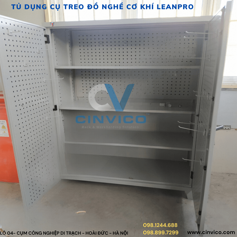 Hình ảnh thực tế tủ dụng cụ cơ khí treo đồ nghề
