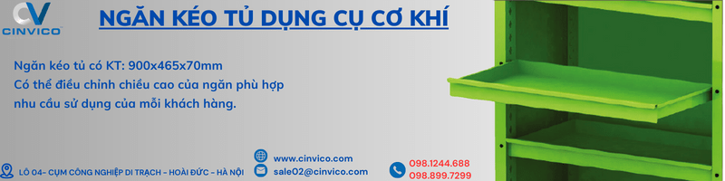Ngăn kéo tủ dụng cụ cơ khí Leanpro 