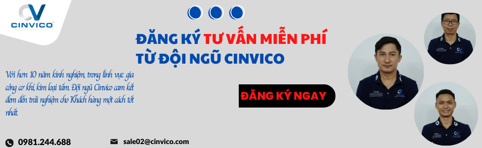 Tư vấn miễn phí thiết kế bàn thao tác từ đội ngũ Cinvico