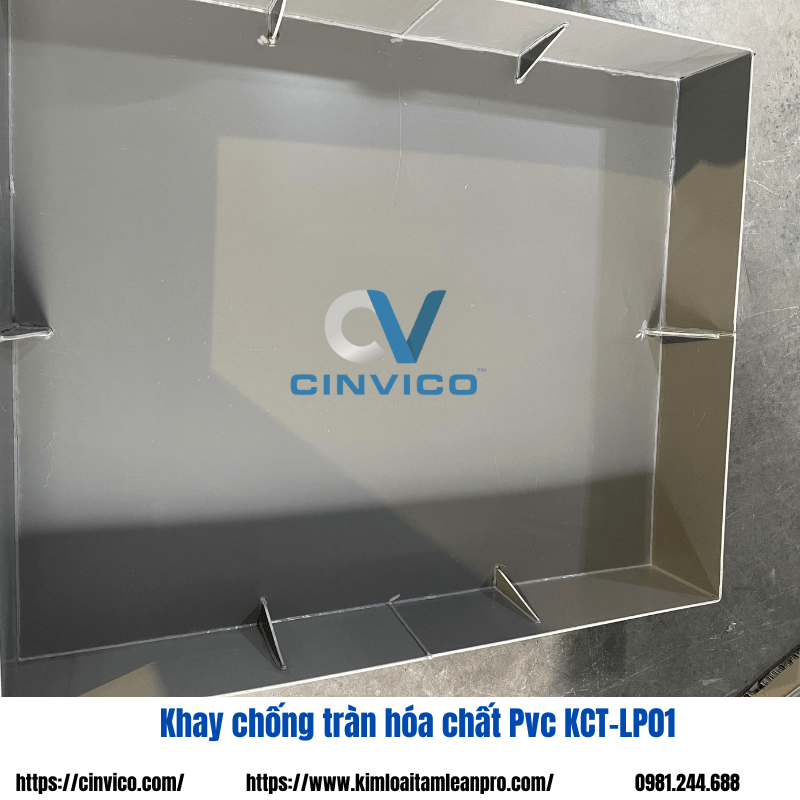 Khay chống tràn hóa chất PVC KCT-LP01