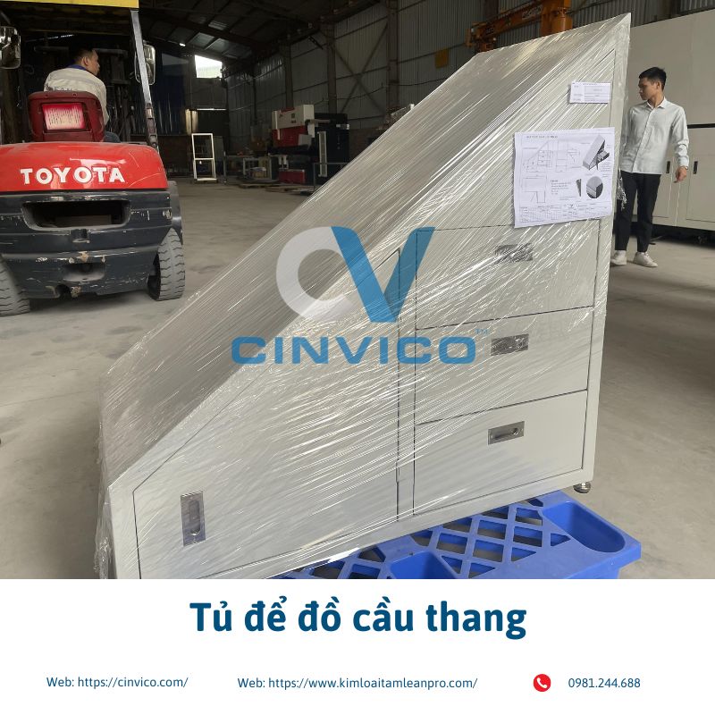 Tủ để đồ cầu thang 
