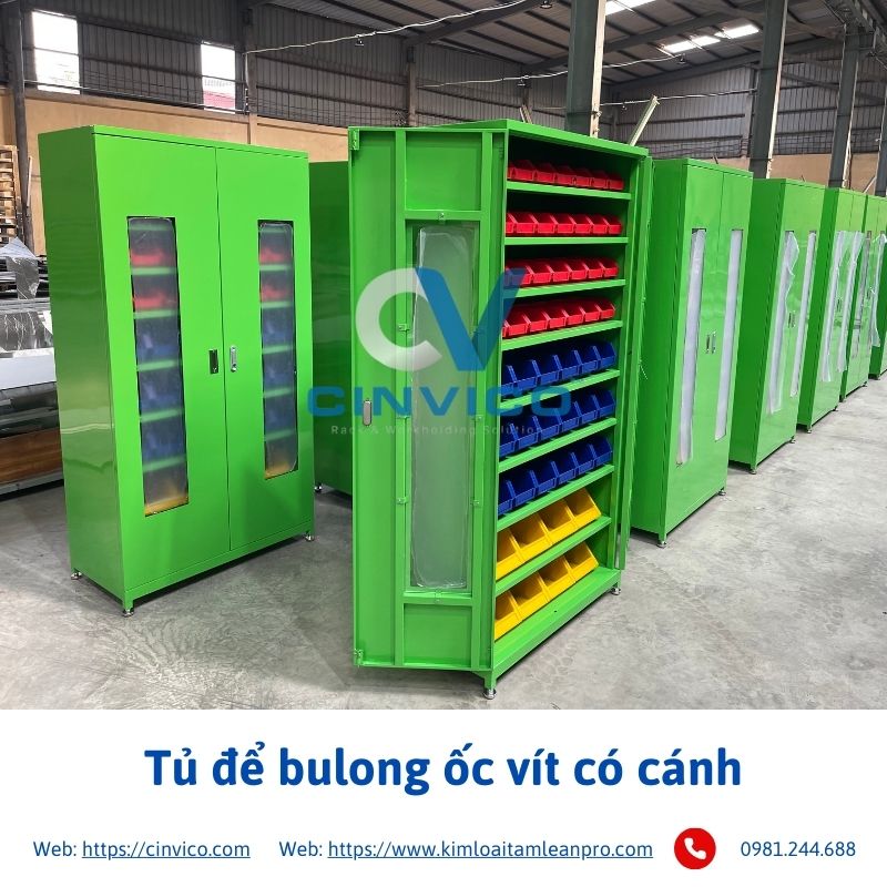 Tủ Bulong Ốc vít có cánh