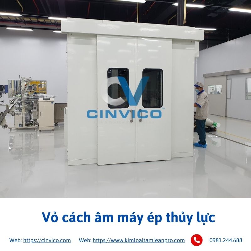 Vỏ cách âm máy ép thủy lực