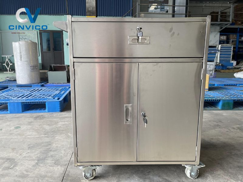 Đặc điểm nổi bật của xe đẩy hàng bằng Inox 