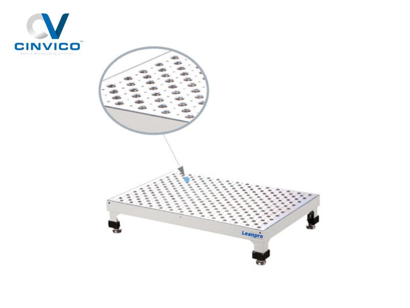 Kệ đỡ máy phòng sạch 1 tầng