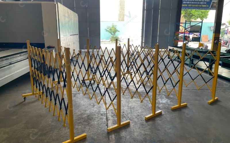 Cinvico - Đơn vị sản xuất hàng rào xếp di động các loại giá rẻ