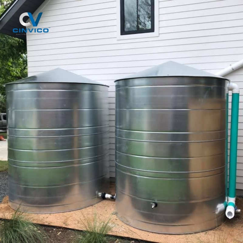 Thùng inox chứa nước có vòi