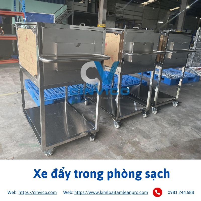 Xe đẩy trong phòng sạch