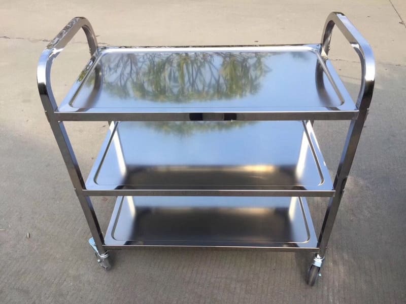 Bật Mí Cách Vệ Sinh Xe Đẩy Inox Sáng Bóng Trong 1 Phút