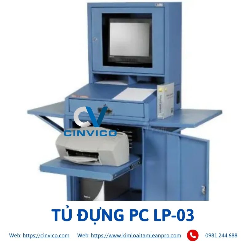 hình ảnh thực tế tủ đựng pc lp-03 tại Cinvico