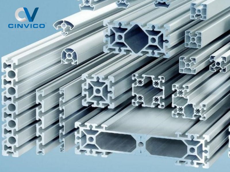 Các loại nhôm định hình phổ biến dùng cho bàn thao tác