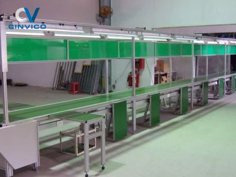 [Giải đáp] Vận chuyển linh kiện nên dùng băng tải nào thì tốt? 