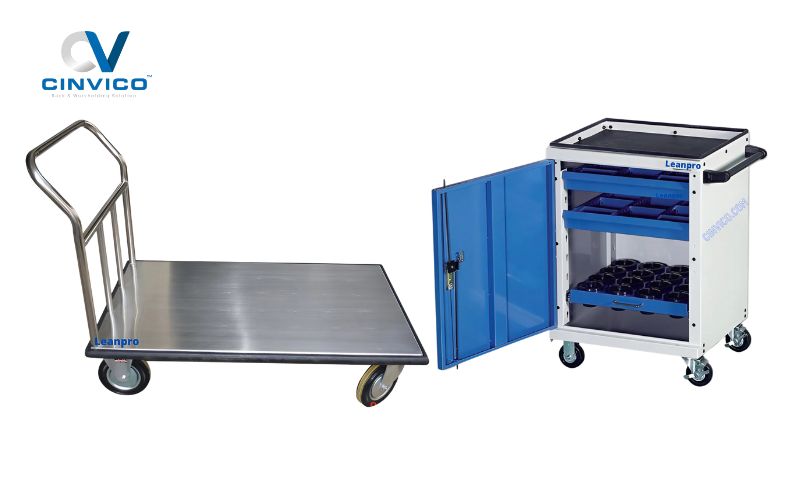 Tổng hợp các mẫu xe đẩy hàng đa năng được ưa chuộng nhất hiện nay