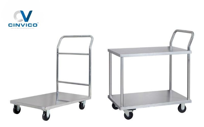 Cách chọn kích thước xe đẩy hàng 4 bánh phù hợp