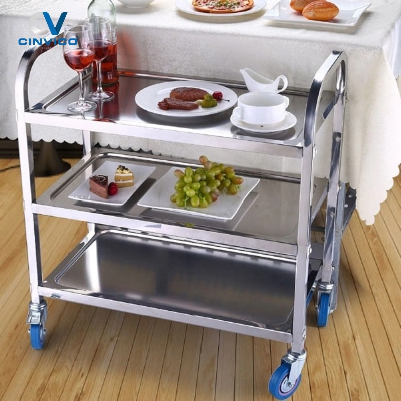 Ứng dụng xe đẩy trong nhà hàng