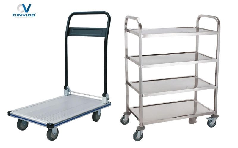 Cấu tạo của xe kéo hàng 4 bánh gồm những gì? Ưu nhược điểm và cách chọn