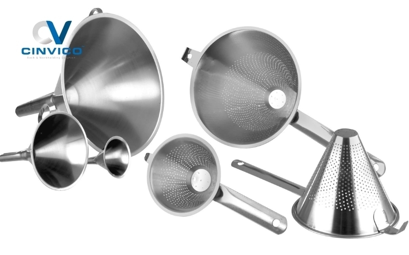 Các loại phễu inox phổ biến