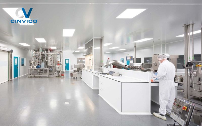 Thi công phòng sạch trọn gói đạt chuẩn GMP/ISO 14644: quy trình 6 bước, báo giá theo m², tiêu chí chọn đơn vị uy tín. Cinvico khảo sát và báo giá chi tiết.