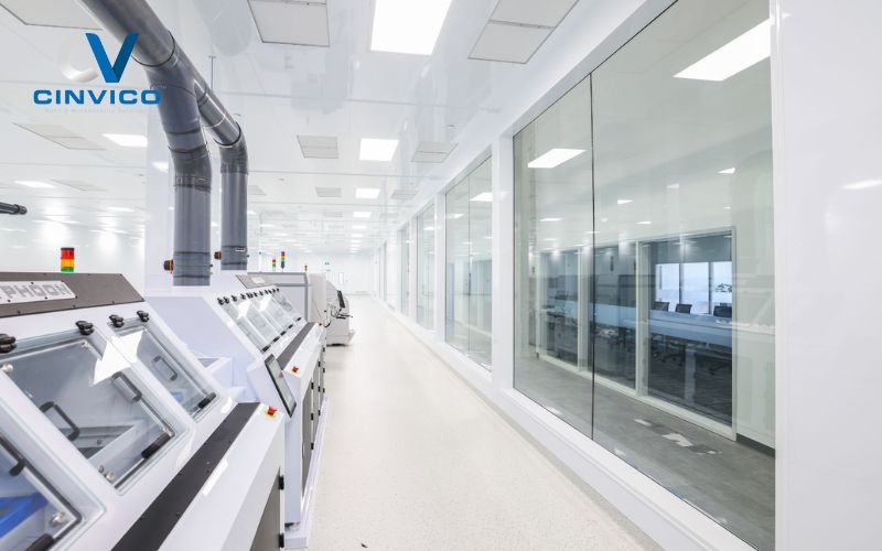 Thi công phòng sạch trọn gói đạt chuẩn GMP/ISO 14644: quy trình 6 bước, báo giá theo m², tiêu chí chọn đơn vị uy tín. Cinvico khảo sát và báo giá chi tiết.