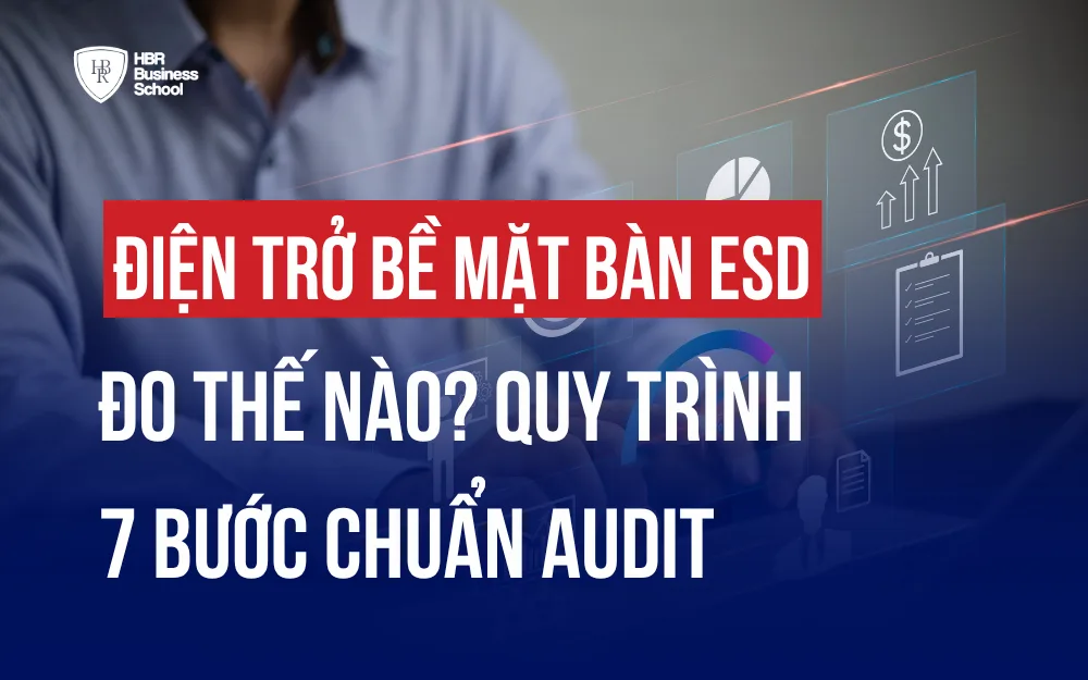 ĐIỆN TRỞ BỀ MẶT BÀN ESD ĐO THẾ NÀO? QUY TRÌNH 7 BƯỚC CHUẨN AUDIT