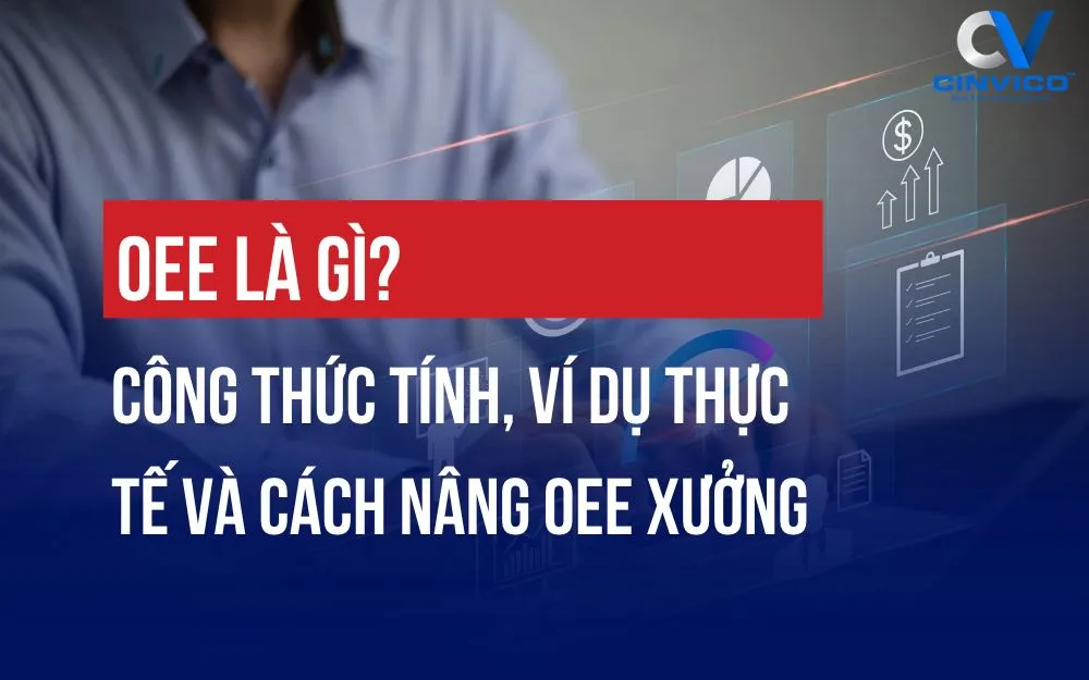 OEE LÀ GÌ? CÔNG THỨC TÍNH, VÍ DỤ THỰC TẾ VÀ CÁCH NÂNG OEE XƯỞNG