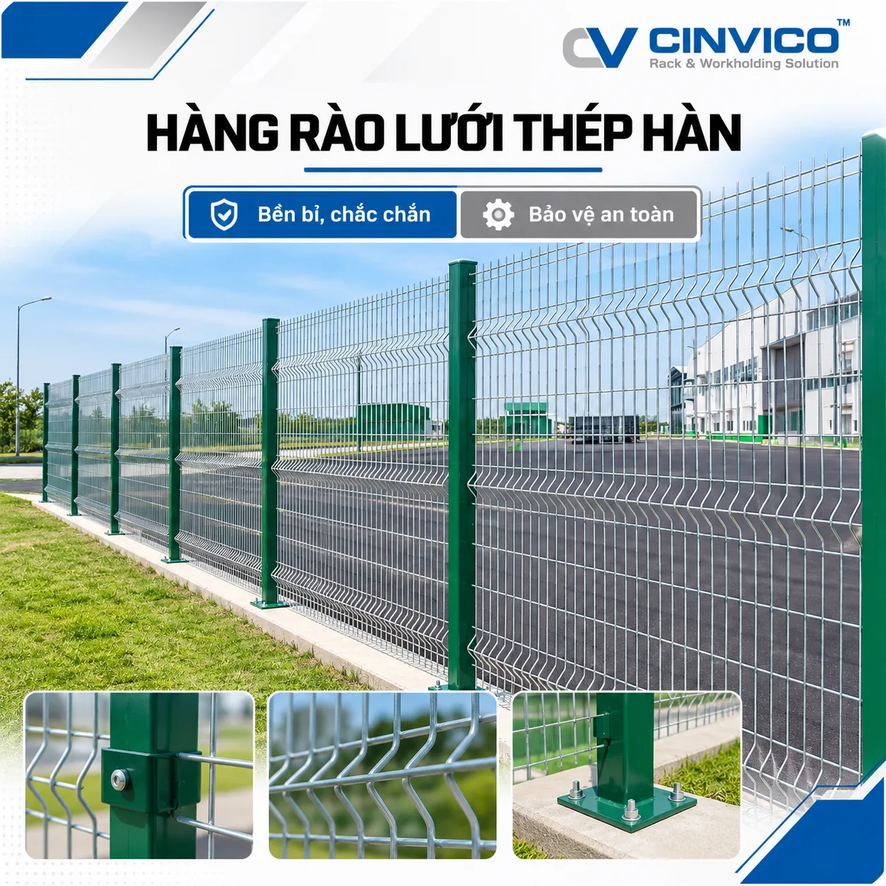 Hàng Rào Lưới Thép