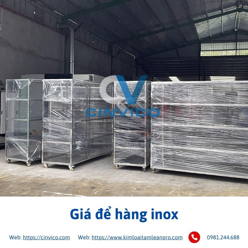 giá để hàng Inox