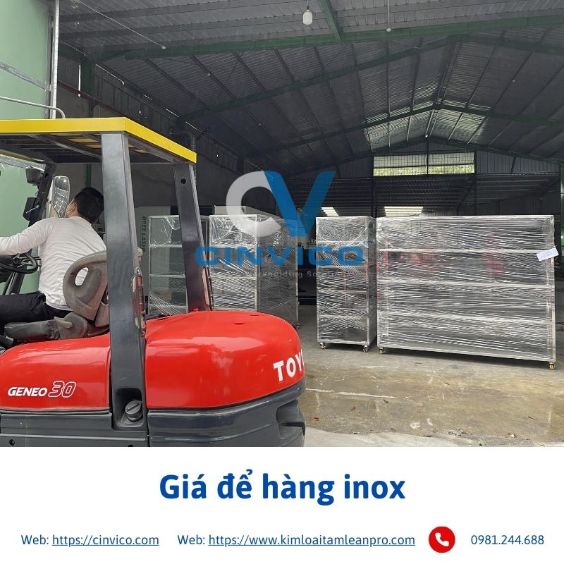 giá để hàng Inox