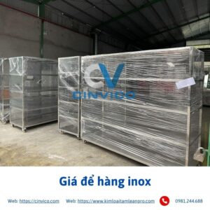 giá để hàng Inox