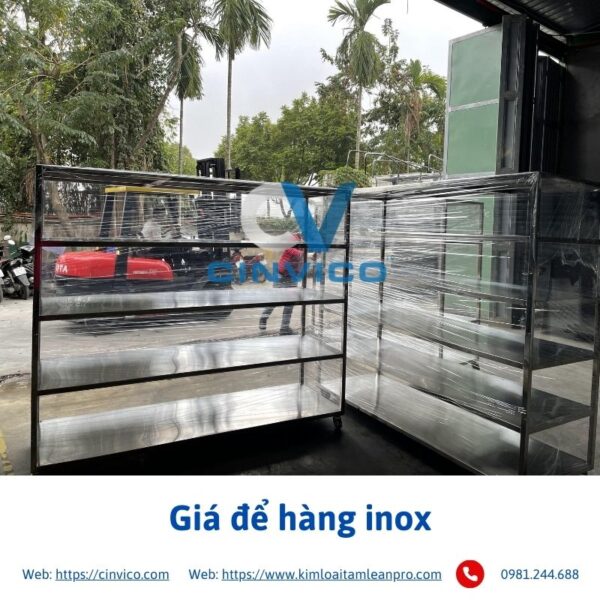 giá để hàng Inox