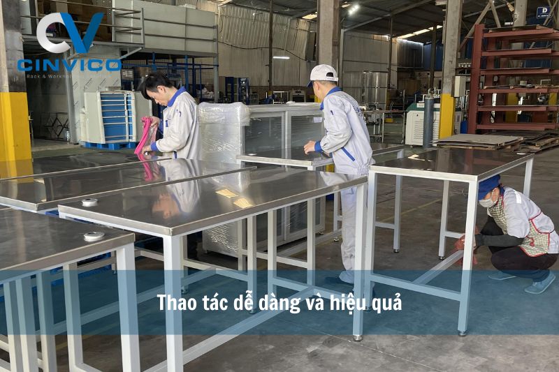 Lợi ích của bàn thao tác hỗ trợ công việc hiệu quả