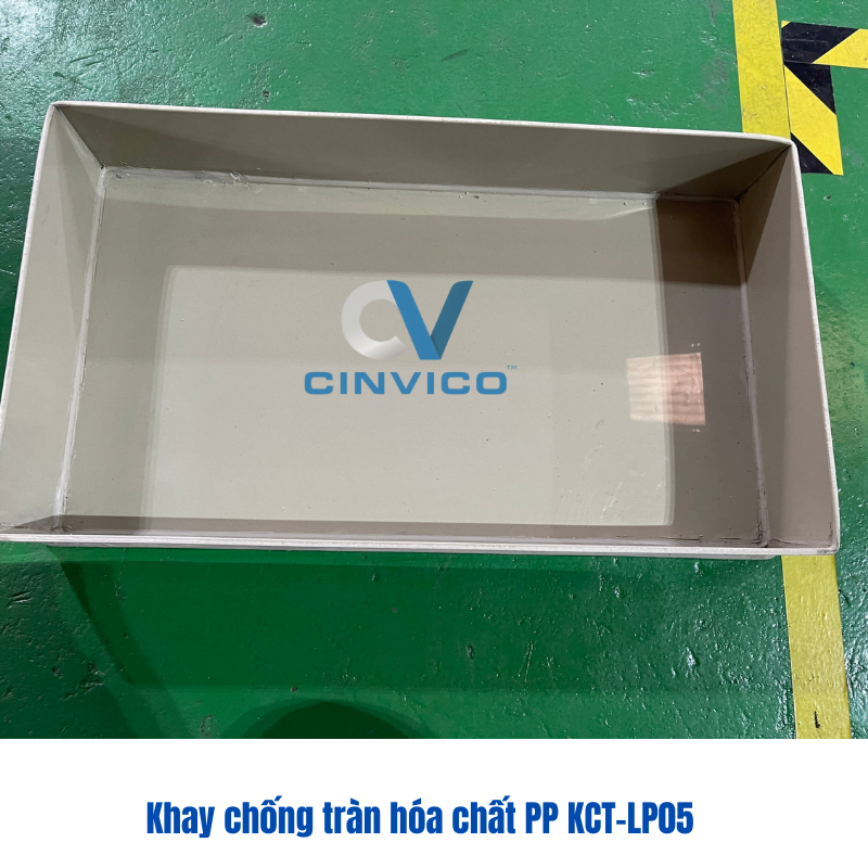 Khay nhựa chống hóa chất PP Leanpro KCT-LP05