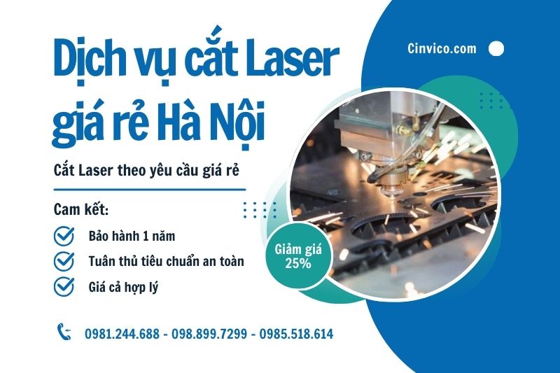 Dịch vụ cắt laser giá rẻ tại Hà Nội