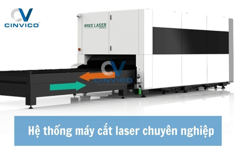 Hệ thống máy cắt laser chuyên nghiệp