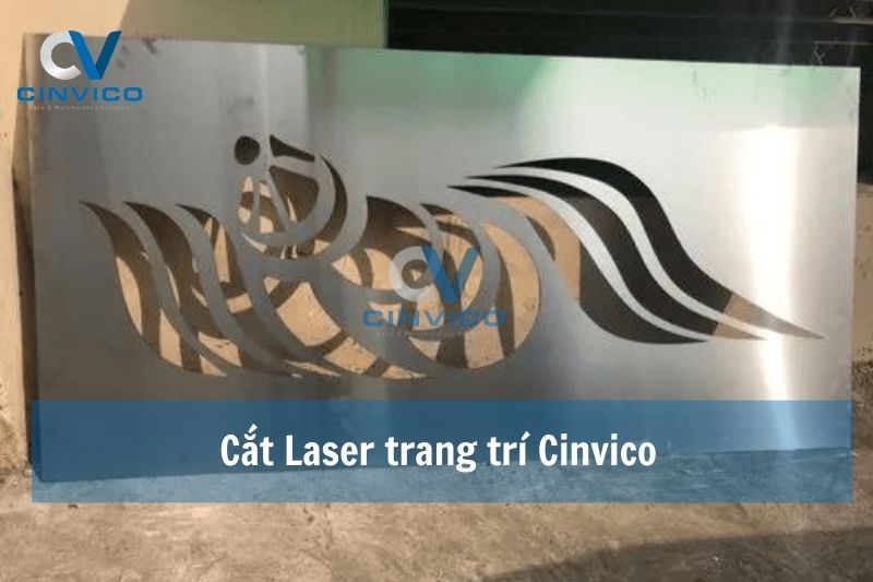 Cắt laser kim loại tấm trang trí