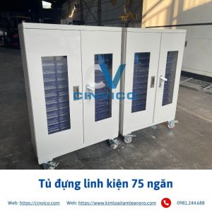 Tủ đựng linh kiện 75 ngăn