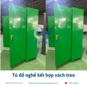 Tủ để đồ nghề kết hợp treo dụng cụ