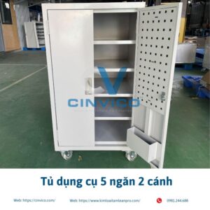 Tủ dụng cụ 5 ngăn 2 cánh