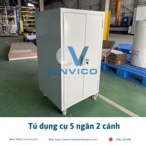 Tủ dụng cụ 5 ngăn 2 cánh