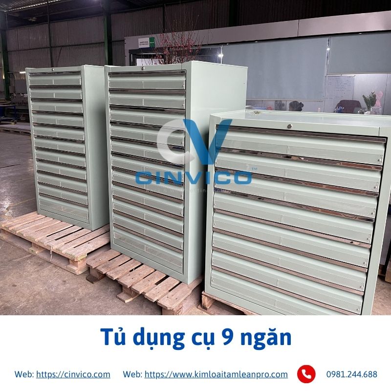 Tủ dụng cụ 9 ngăn Cinvico