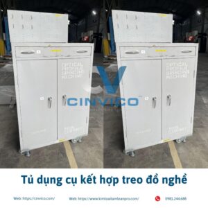 Tủ dụng cụ kết hợp treo đồ nghề