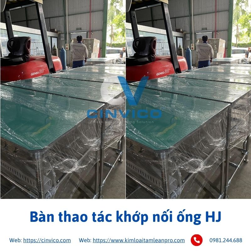 Bàn thao tác khớp nối ống HJ