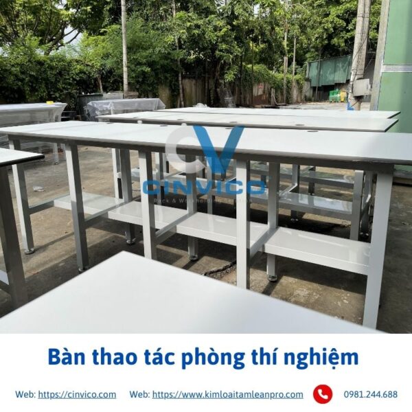 Hình ảnh sản phẩm bàn thao tác phòng thí nghiệm