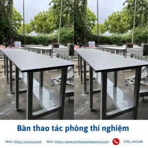 Hình ảnh sản phẩm bàn thao tác phòng thí nghiệm