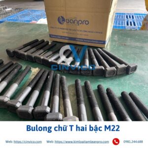 Bulong chữ T hai bậc M22