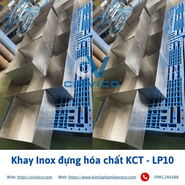 khay Inox đựng hóa chất KCT - LP10