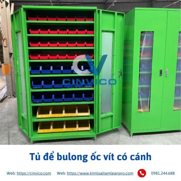 Tủ Bulong Ốc vít có cánh