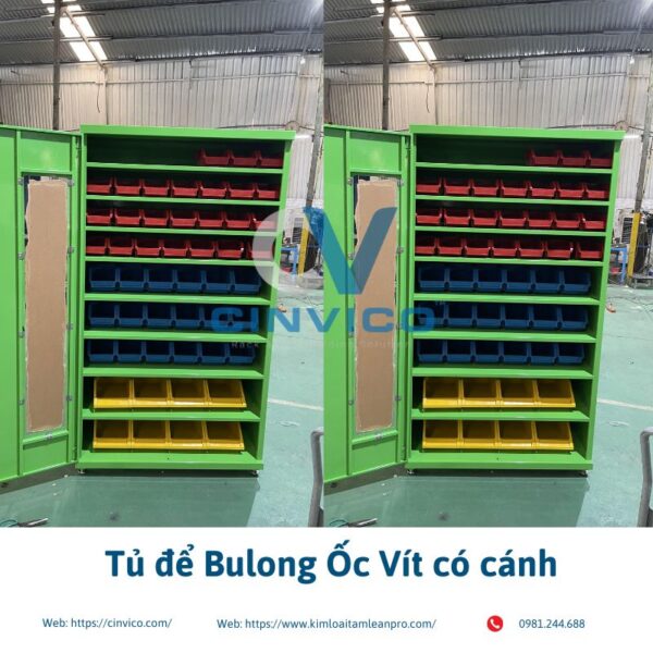 Tủ Bulong Ốc vít có cánh