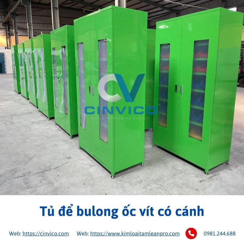 Tủ Bulong Ốc vít có cánh