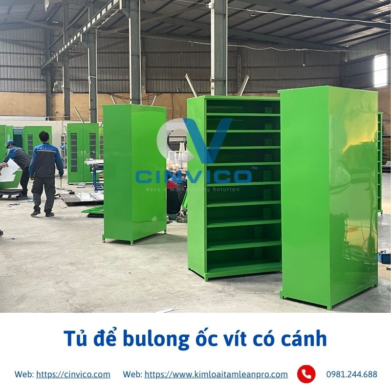 Tủ Bulong Ốc vít có cánh